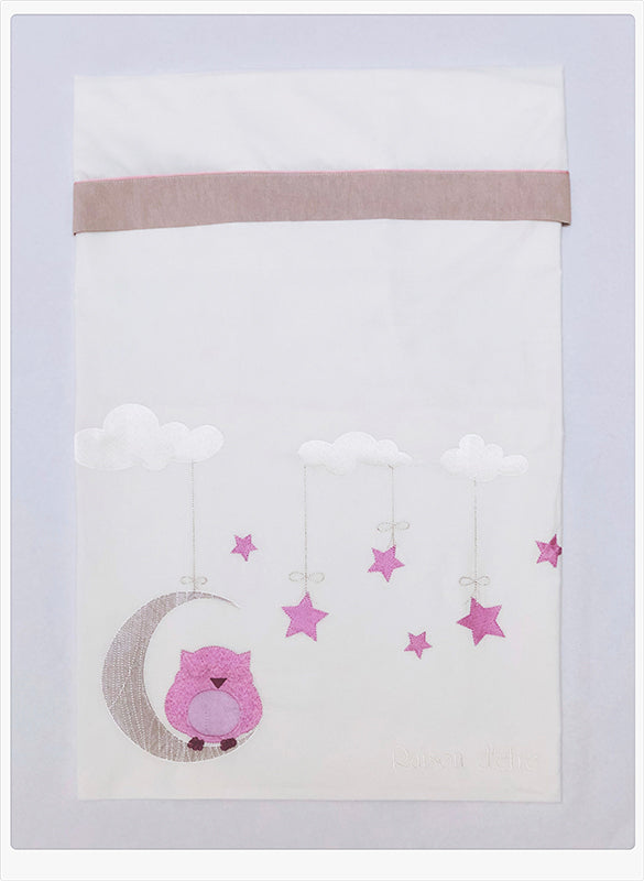 Baby dowry set Dreamy Owl pink 17pcs