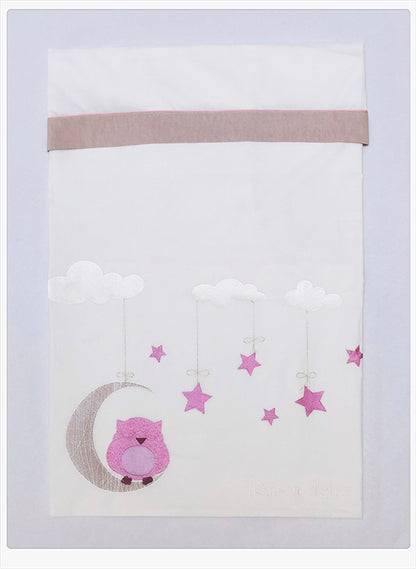 Baby dowry set Dreamy Owl pink 17pcs