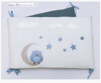 Baby gift set Dreamy Owl blue 17pcs