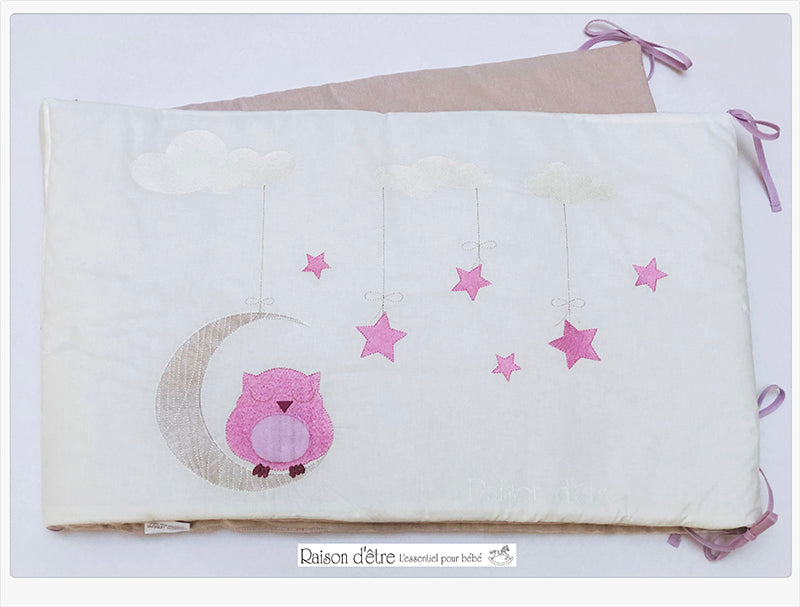 Baby dowry set Dreamy Owl pink 17pcs