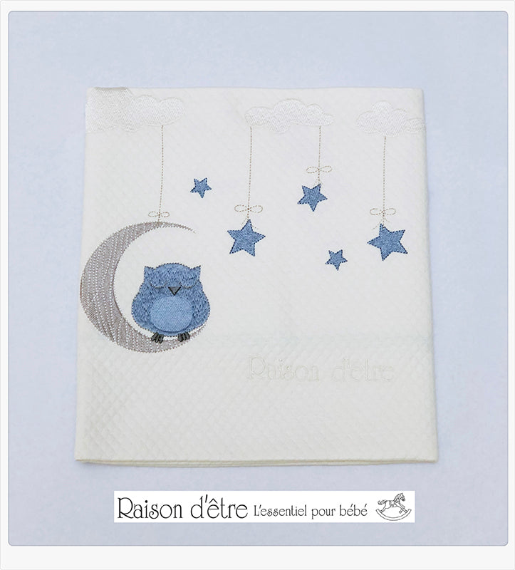 Baby gift set Dreamy Owl blue 17pcs