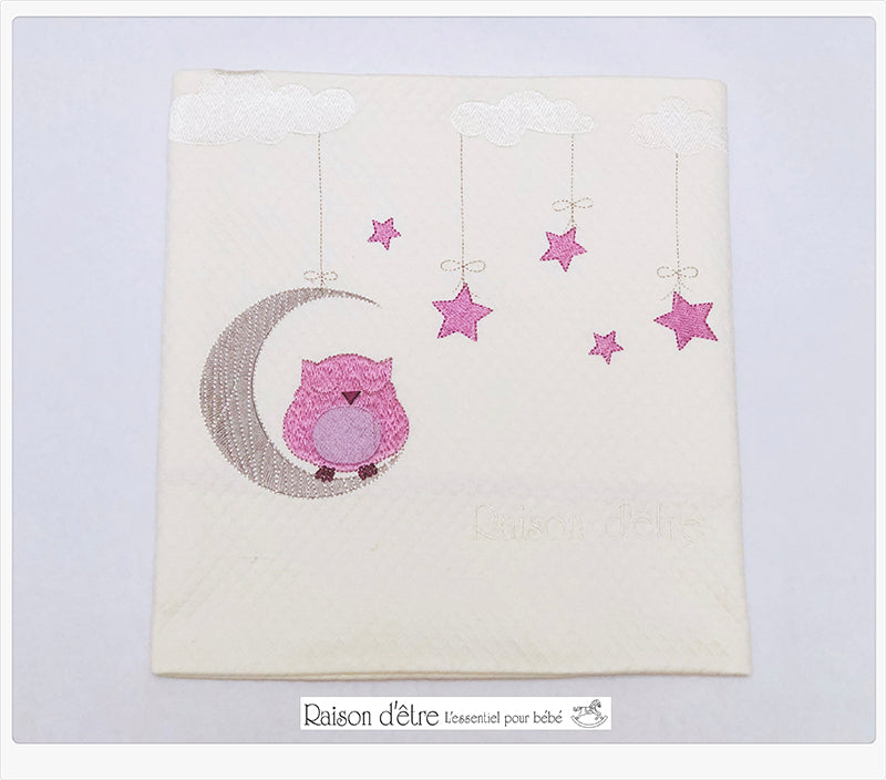 Baby dowry set Dreamy Owl pink 17pcs