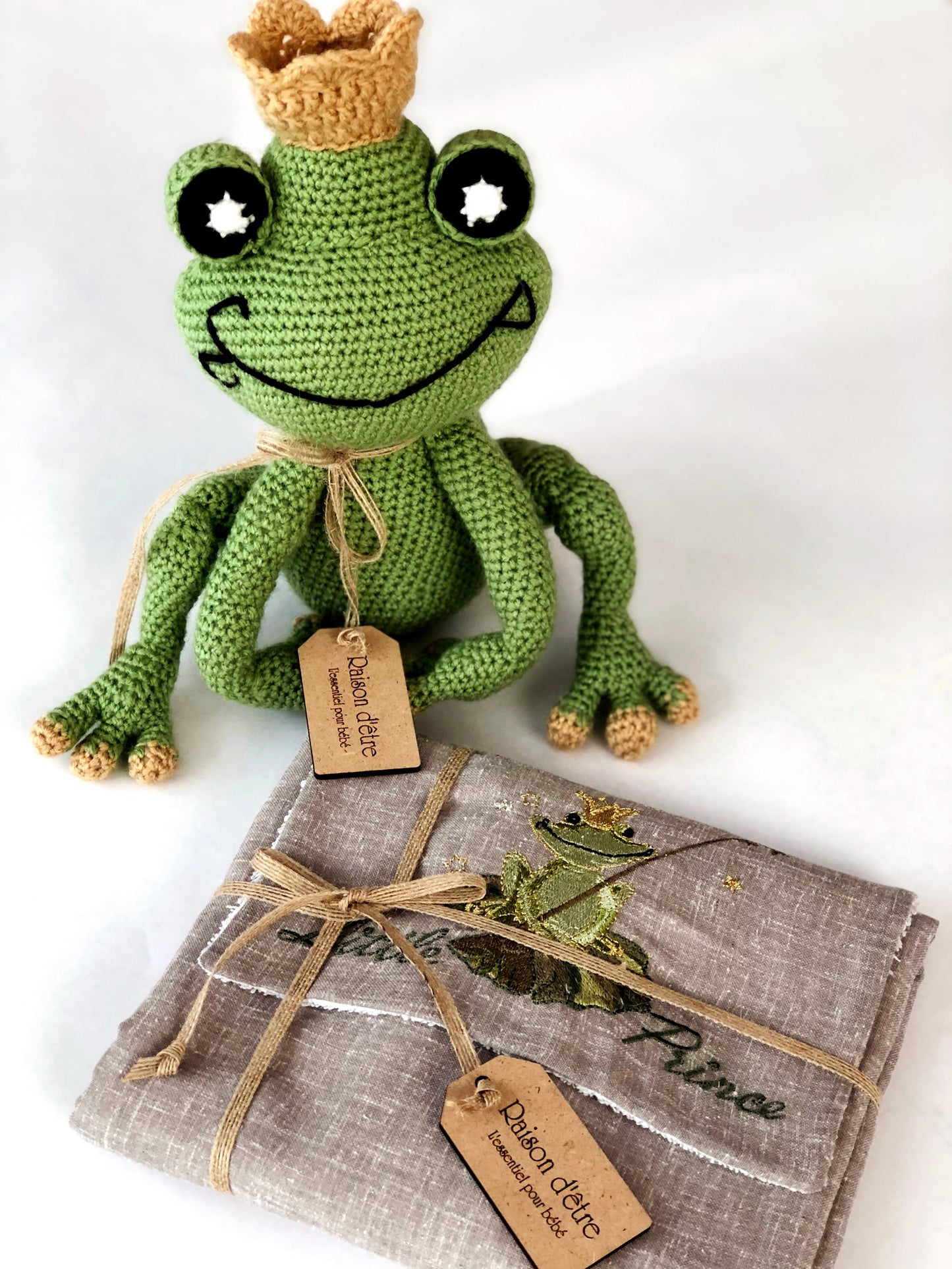 Baby gift set Prince Charming green 17pcs