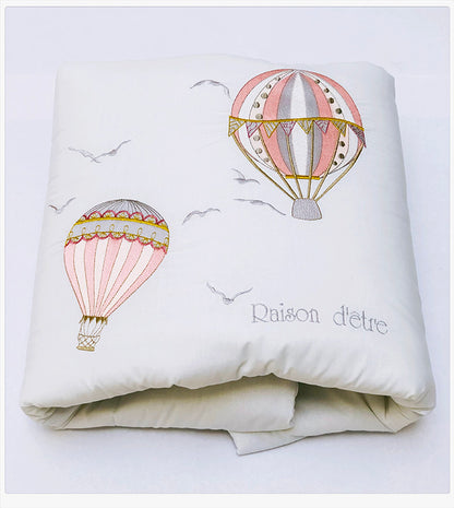 Baby gift set Hot Air Balloon pink 14pcs