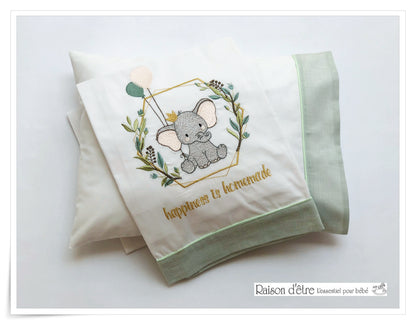 Baby gift set Dream Big Elephant gray 14pcs