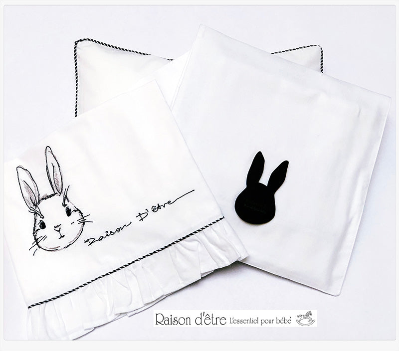 Baby dowry set Rabbit de Niro white 15pcs