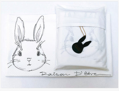 Baby dowry set Rabbit de Niro white 15pcs