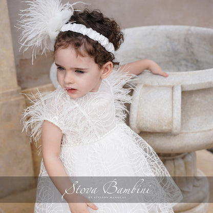 Baptism set SS24G15 ivory 2pcs