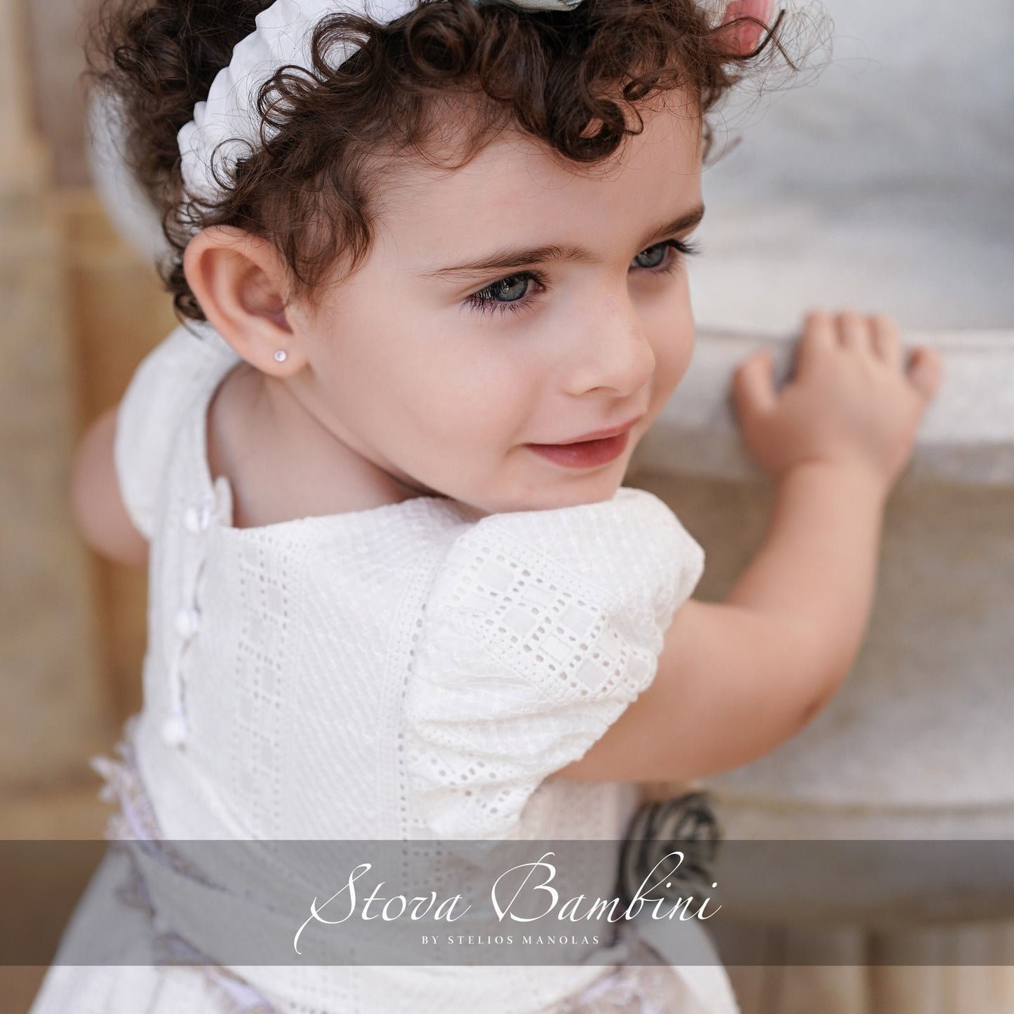 Baptism set SS24G16 ivory 2pcs