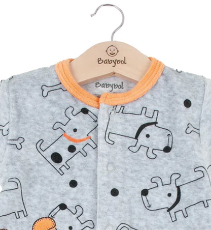 Baby bodysuit 230050 gray