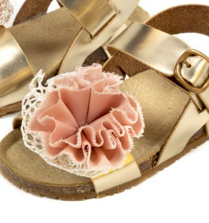 Leather Sandal BW4762 Rose Gold