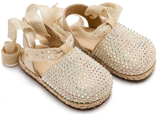 Babywalker Εσπαντρίγια με Swarovski LU6123 Εκρού - Artousa