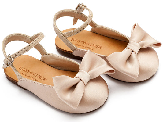 Babywalker Γαλλικό Σαμπό με Σατέν Φιόγκο BW4855 Μπεζ - Artousa