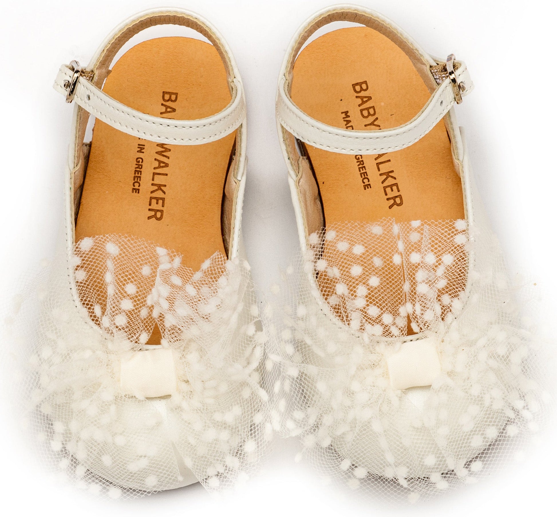 Babywalker Γαλλικό Σαμπό με Χειροποίητο Τούλινο Φιόγκο BW4859 Εκρού - Artousa