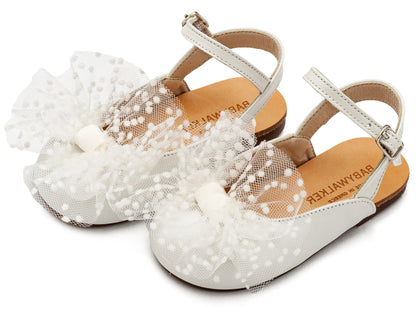 Babywalker Γαλλικό Σαμπό με Χειροποίητο Τούλινο Φιόγκο BW4859 Εκρού - Artousa