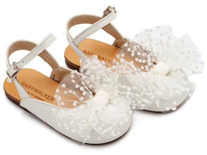 Babywalker Γαλλικό Σαμπό με Χειροποίητο Τούλινο Φιόγκο BW4859 Εκρού - Artousa