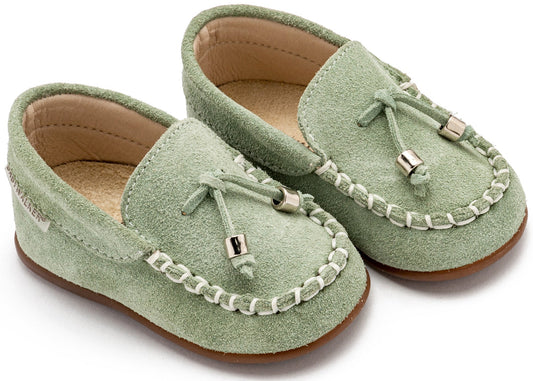 Babywalker Καστόρινο Δετό Loafer PRI2121 Μέντα - Artousa