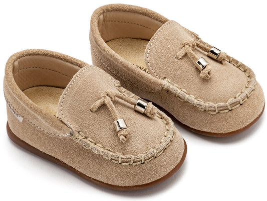 Babywalker Καστόρινο Δετό Loafer PRI2121 Μπεζ - Artousa