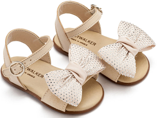 Babywalker Πέδιλο Διακοσμημένο με Φιόγκο PRI2643 Μπεζ - Artousa
