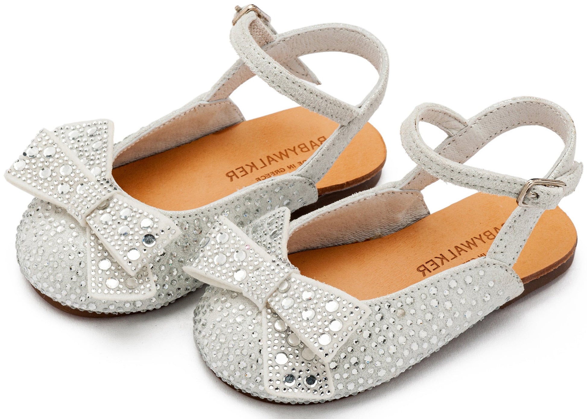 Babywalker Σαμπό Διακοσμημένο Ολόγυρα με Στρας και Φιόγκο EXC5872 Λευκό - Artousa