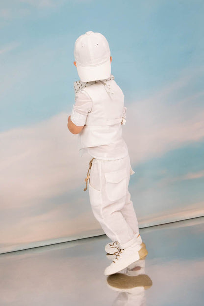 Βαπτιστικό σετ Anastasios 1703 (SS25) λευκό 6τμχ - Artousa