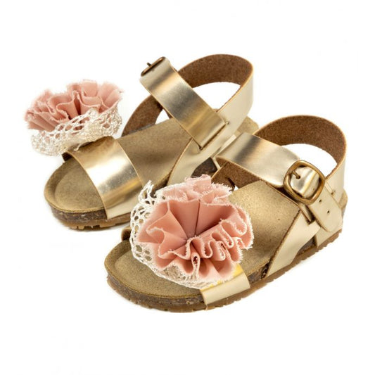 Leather Sandal BW4762 Rose Gold