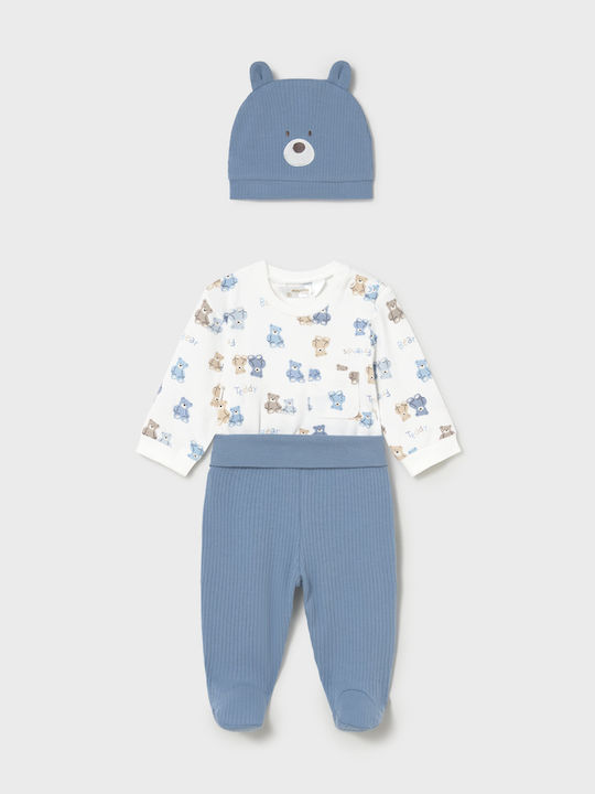 Jacquard-Tupfenkleid-Set (SS24) 1820 weiß 2tlg