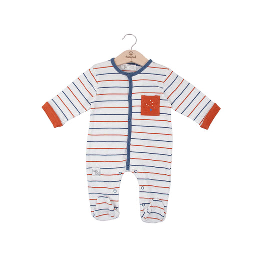 Onesie 130836 white blue