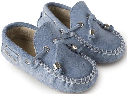 Castor laced moccasin BW4139 light blue