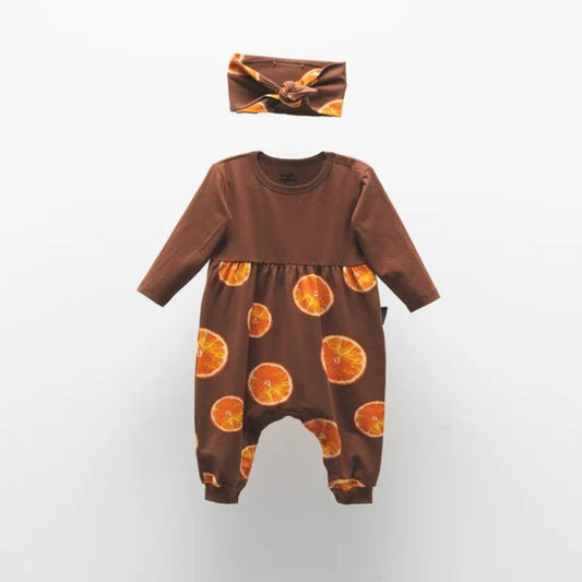 Σετ φορμάκι με κορδέλα καφέ 2τμχ