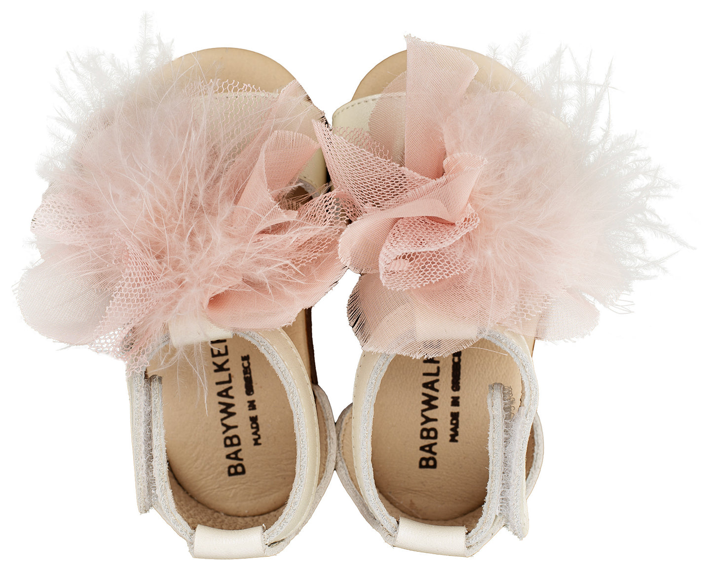 Leather Sandal Decorated with Pom Poms PRI2599