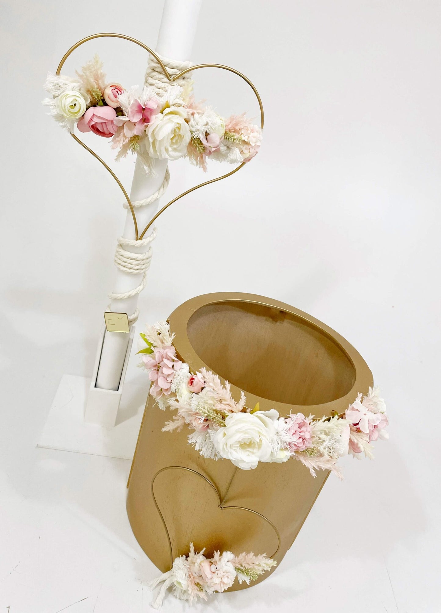 Baptism set Basket Gold K23-005 7pcs